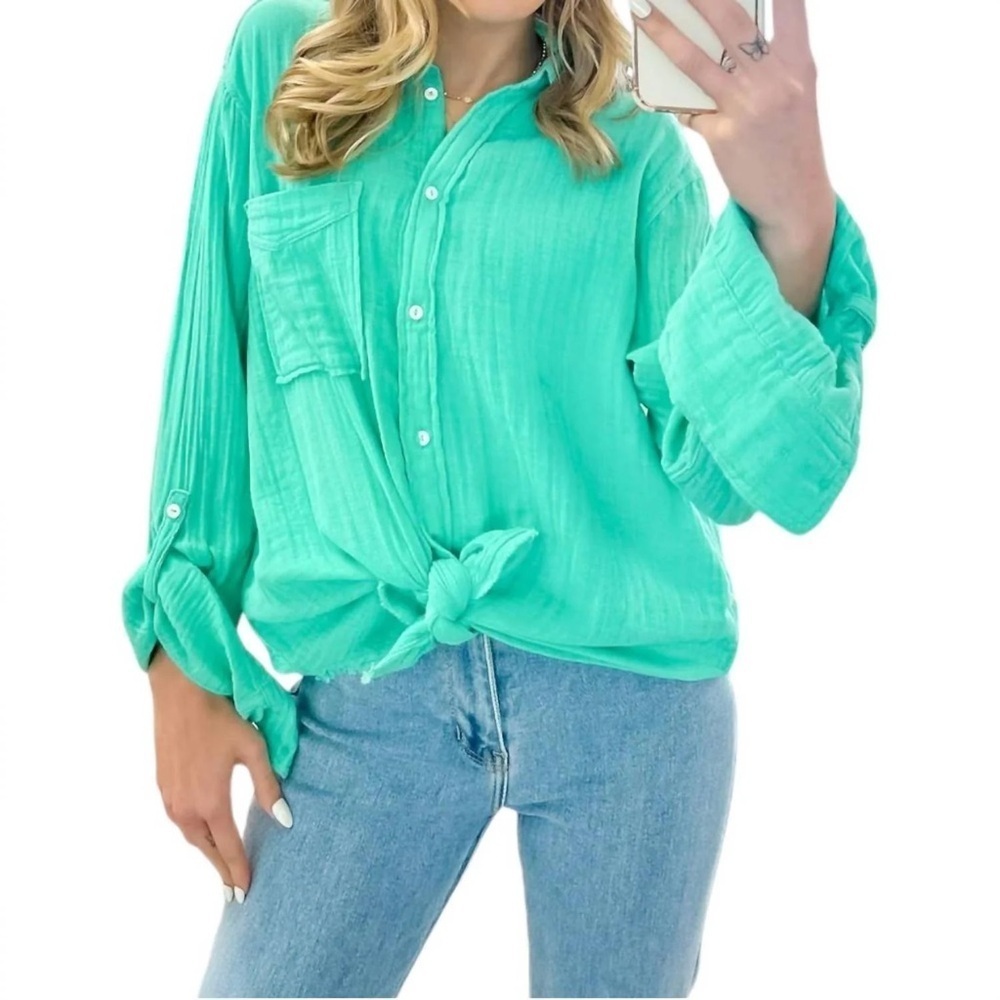 Melissa Nepton Faye Gauzy Top